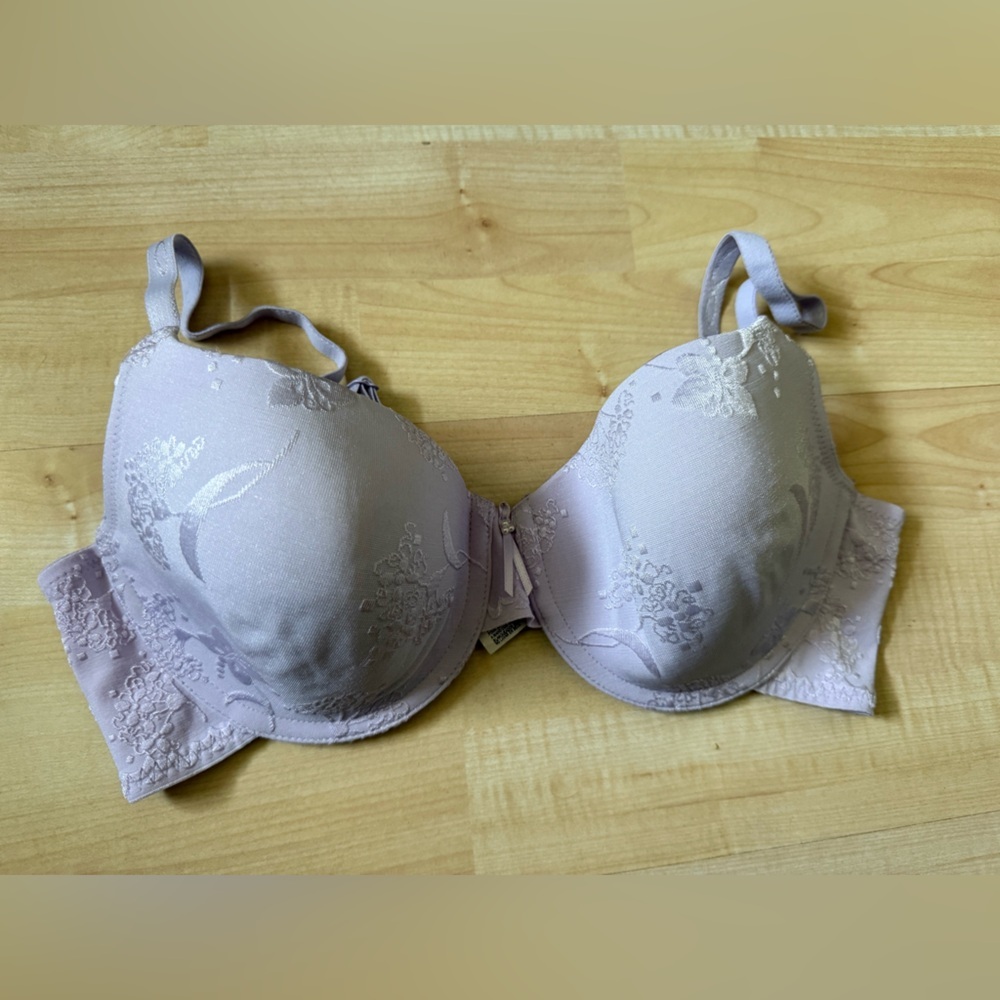 Wacoal lilac floral embroidered bra‎